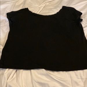 Pure Barre Boxy Black Tee- Size Small